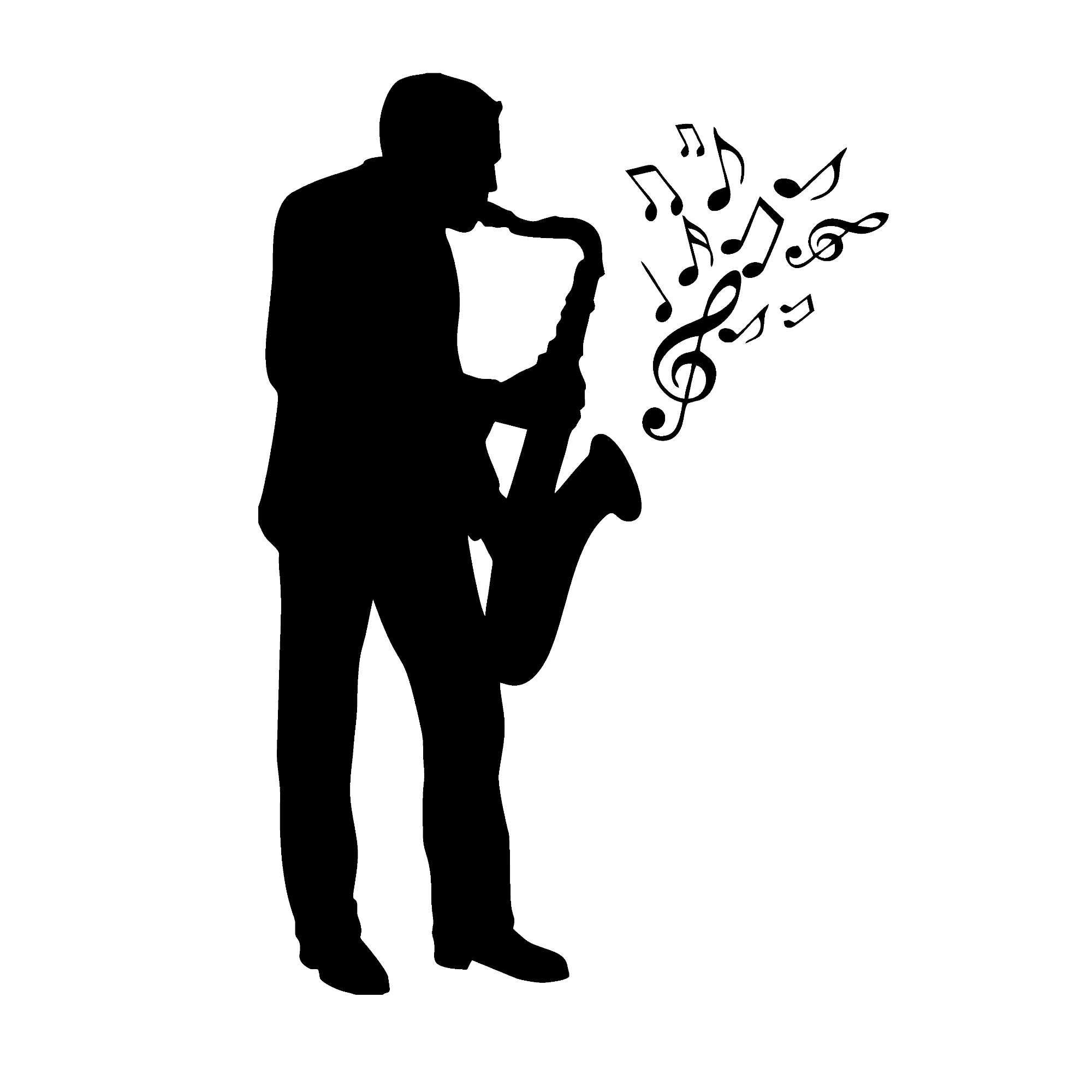 Saxophon mit Noten